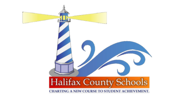 Halifax County Schools logo - Charting a New Course to Student Achievement